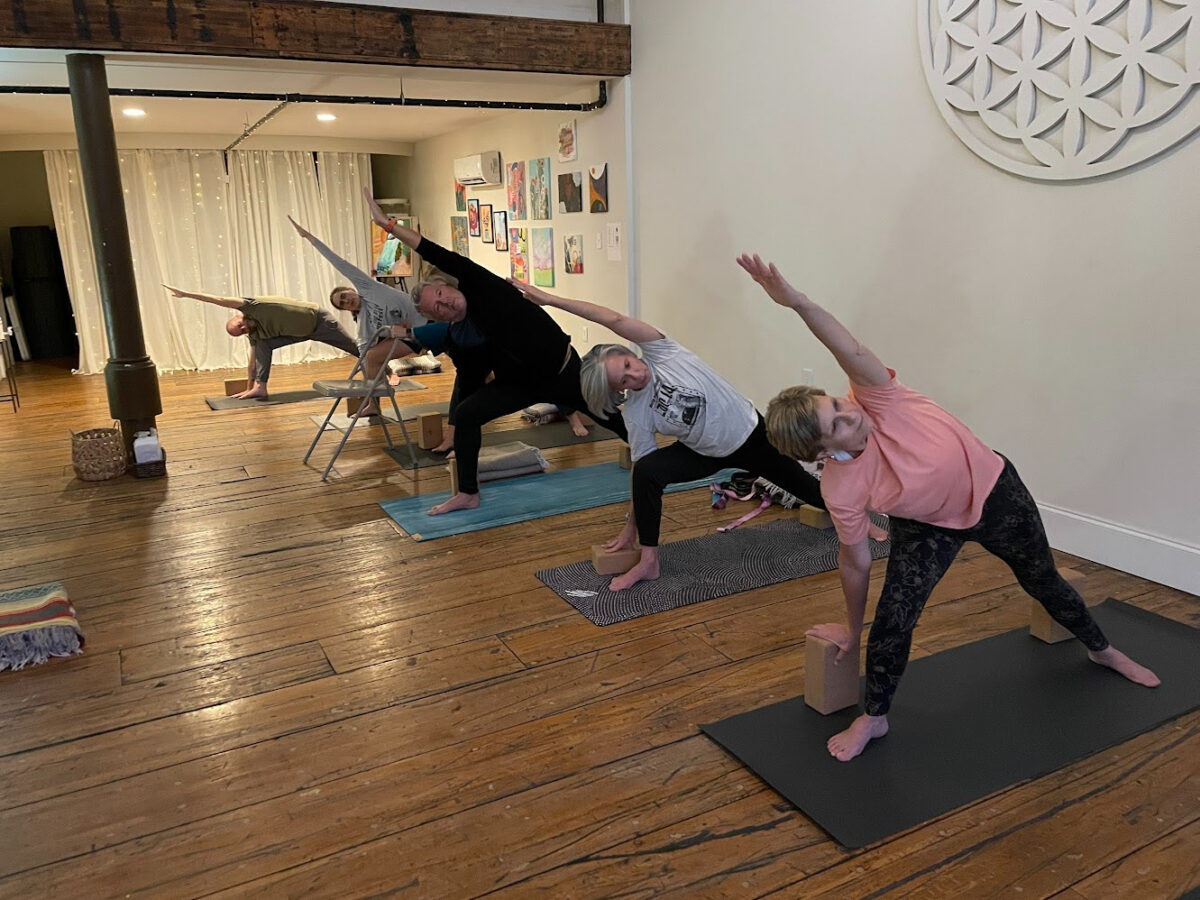 Iyengar Yoga teaches proper alignment